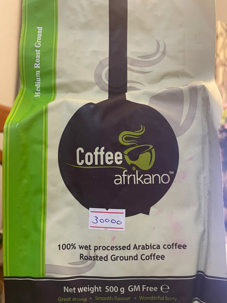 Coffee Afrikano Gourmet Ugandan Ground Coffee - 500g (17.64 oz)