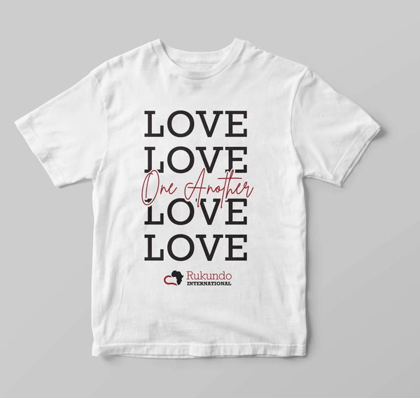 White Love One Another Unisex