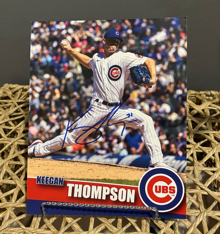 Autographed photo of Keegan Thompson