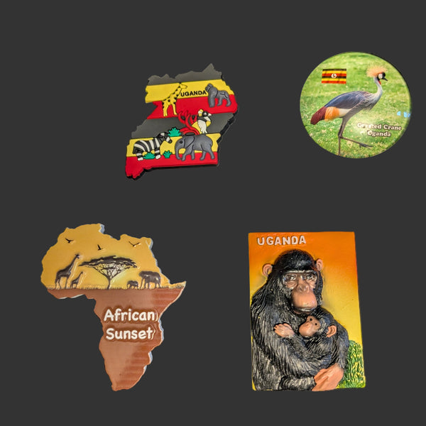Africa Uganda-Themed Magnets