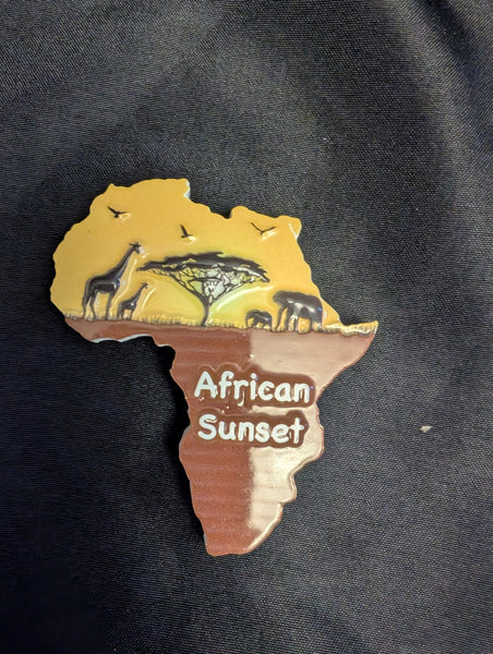 Africa Uganda-Themed Magnets