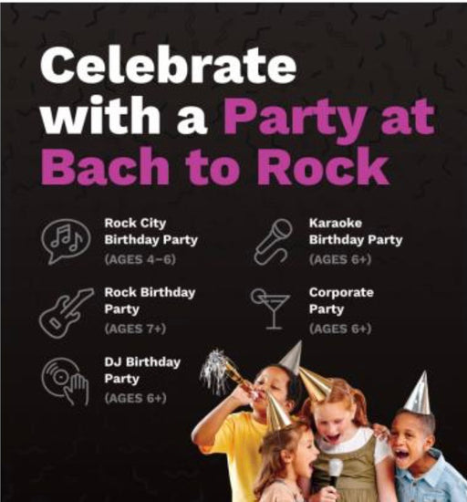 Music Birthday Party at Bach to Rock for 6 ($399 value!)