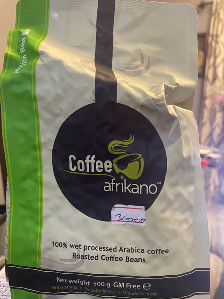 Coffee Afrikano Gourmet Ugandan Coffee Beans - 500g (17.64 oz)