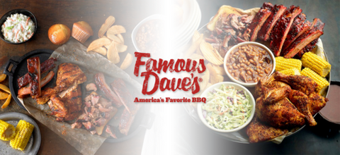 Famous Dave's Bar-B-Que Gift Certificates
