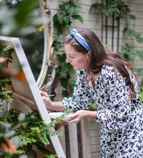 Watercolor Print w/ Hand-Embellished Detail