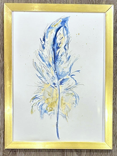 Watercolor Print w/ Hand-Embellished Detail