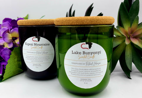 Rukundo International Custom Scented 8oz Soy Candle