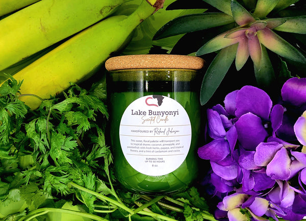 Rukundo International Custom Scented 8oz Soy Candle