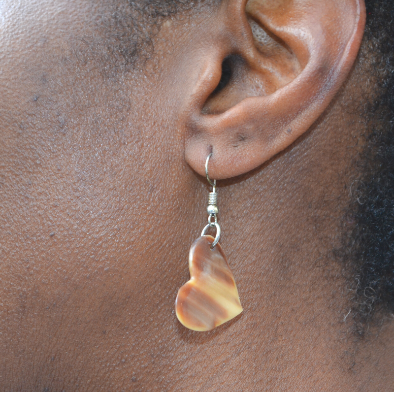 Handmade Ankole Cow Horn Earrings - Many Designs to Choose From!