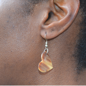 Handmade Ankole Cow Horn Earrings - Many Designs to Choose From!