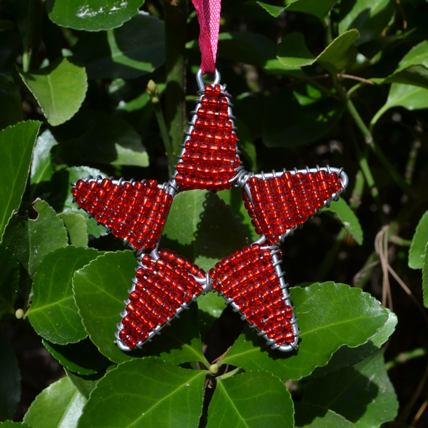 Handmade Beaded Ornament (10 Styles/Colors Available)