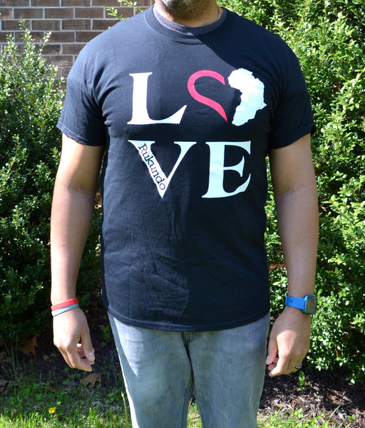 Black LOVE Unisex Tee (Men's Sizing)