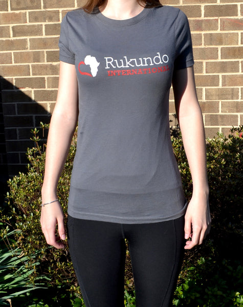 Gray RI Fitted Tee (Junior's Sizing)