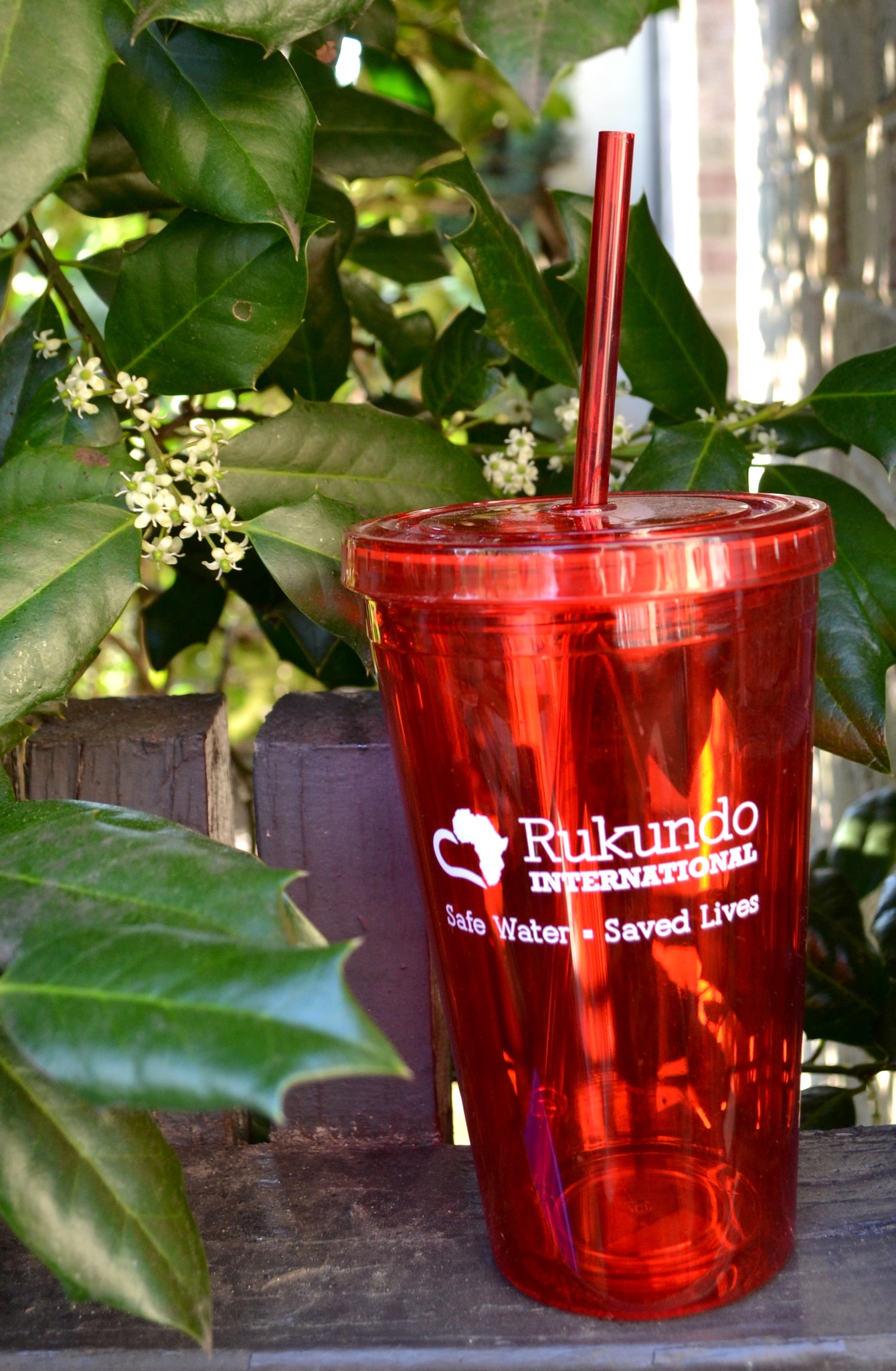 RI-Branded Tumbler with Lid & Straw
