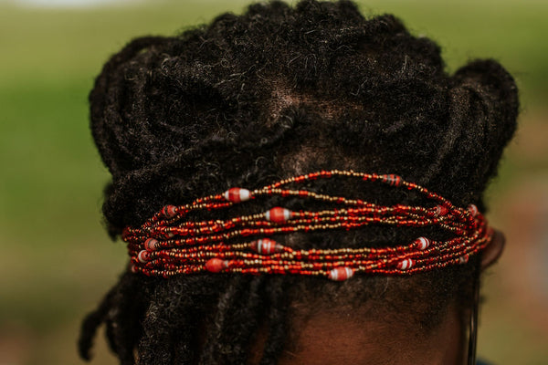 Hand Beaded Headband (Multiple Color Options)