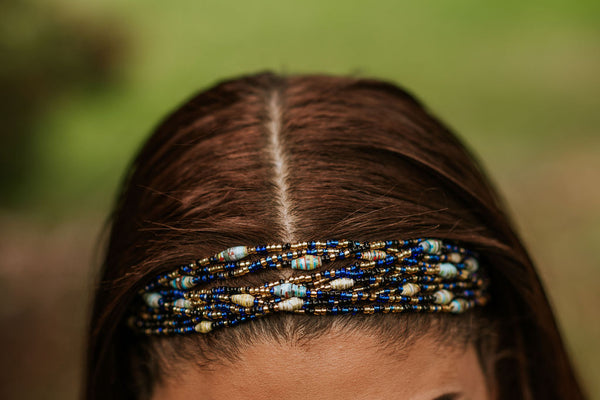 Hand Beaded Headband (Multiple Color Options)